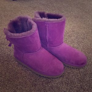 Purple bailey bow Uggz
